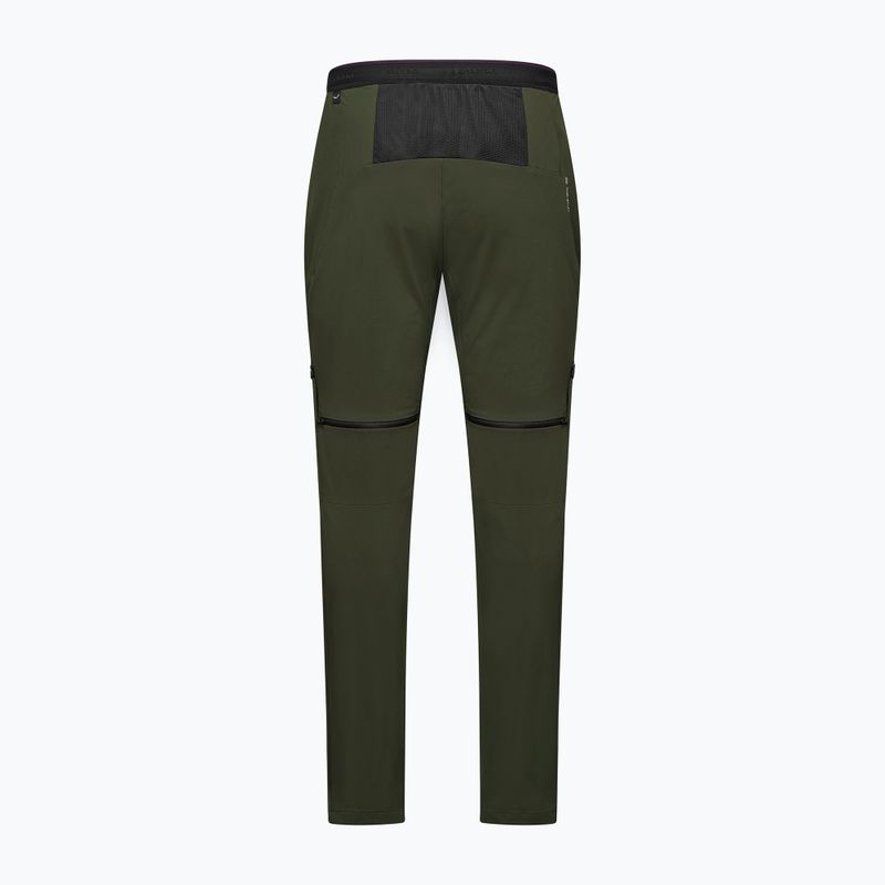 Men's trekking trousers Salewa Pedroc 3 DST 2IN1 dark olive 2