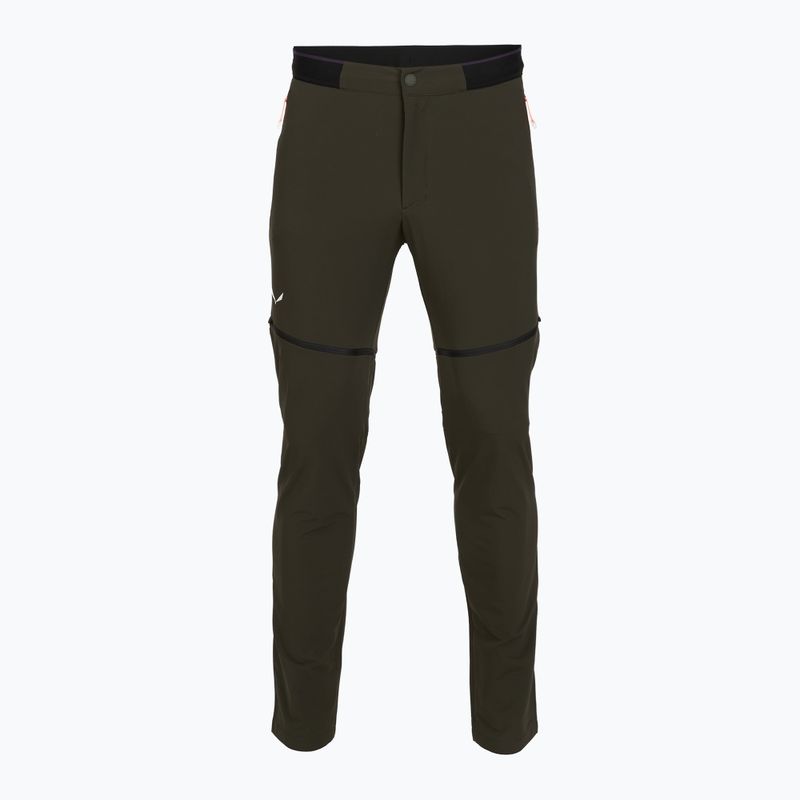 Men's trekking trousers Salewa Pedroc 3 DST 2IN1 dark olive