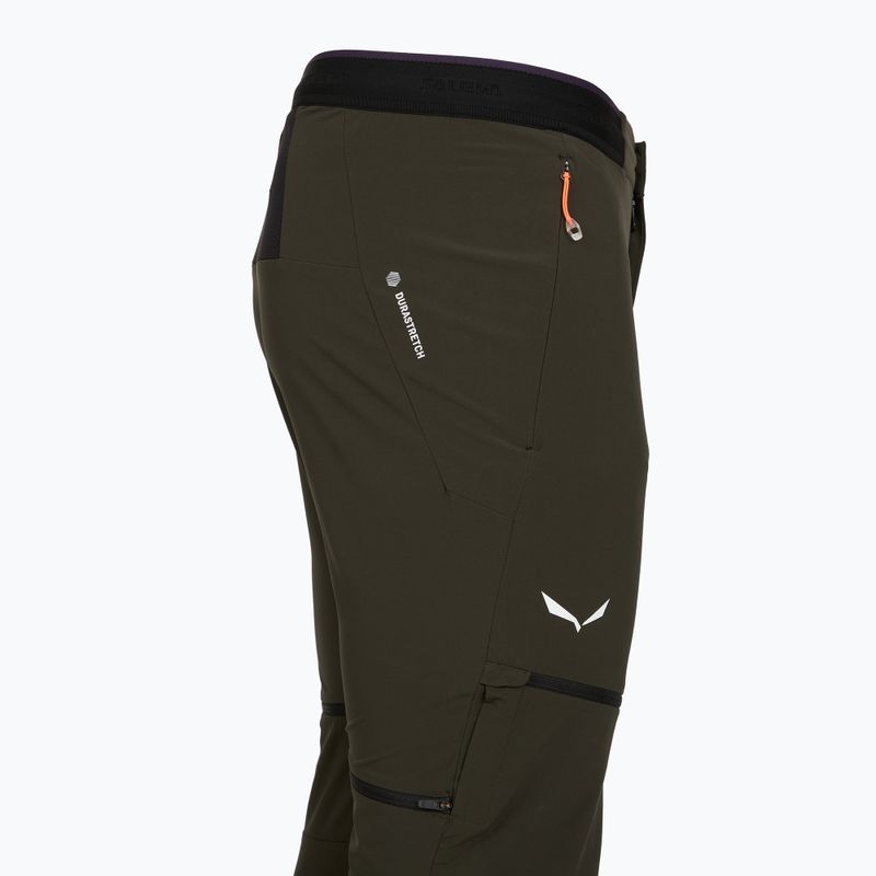 Men's trekking trousers Salewa Pedroc 3 DST 2IN1 dark olive 3