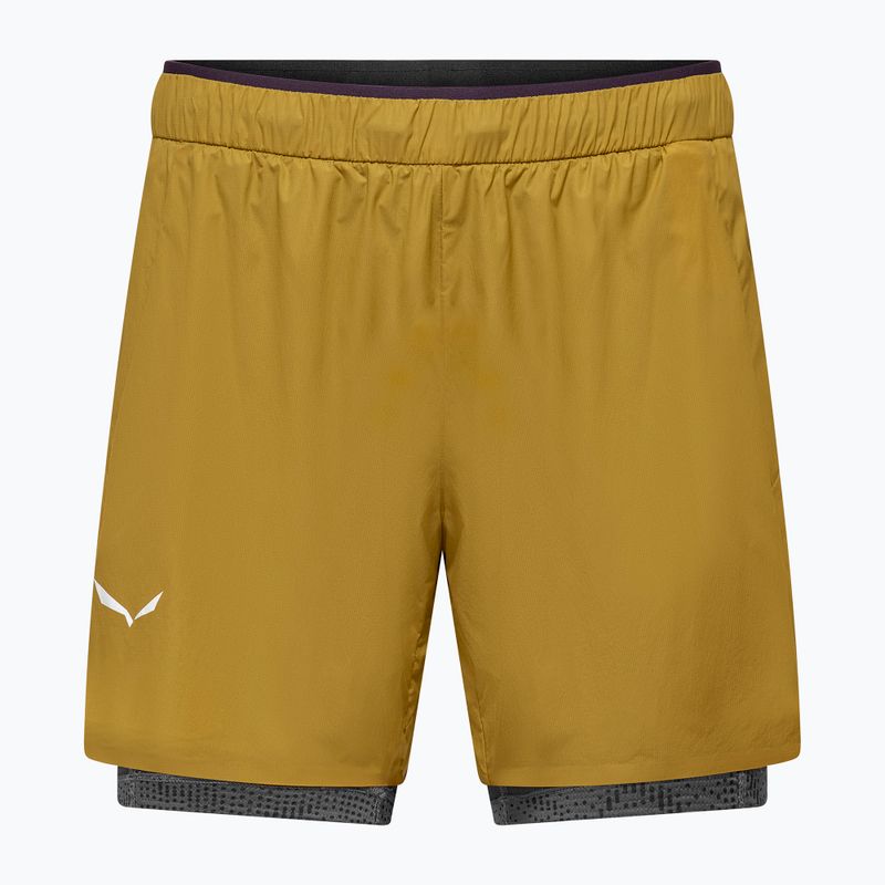 Men's trekking shorts Salewa Pedroc DST 2IN1 olive oil int/0870 7