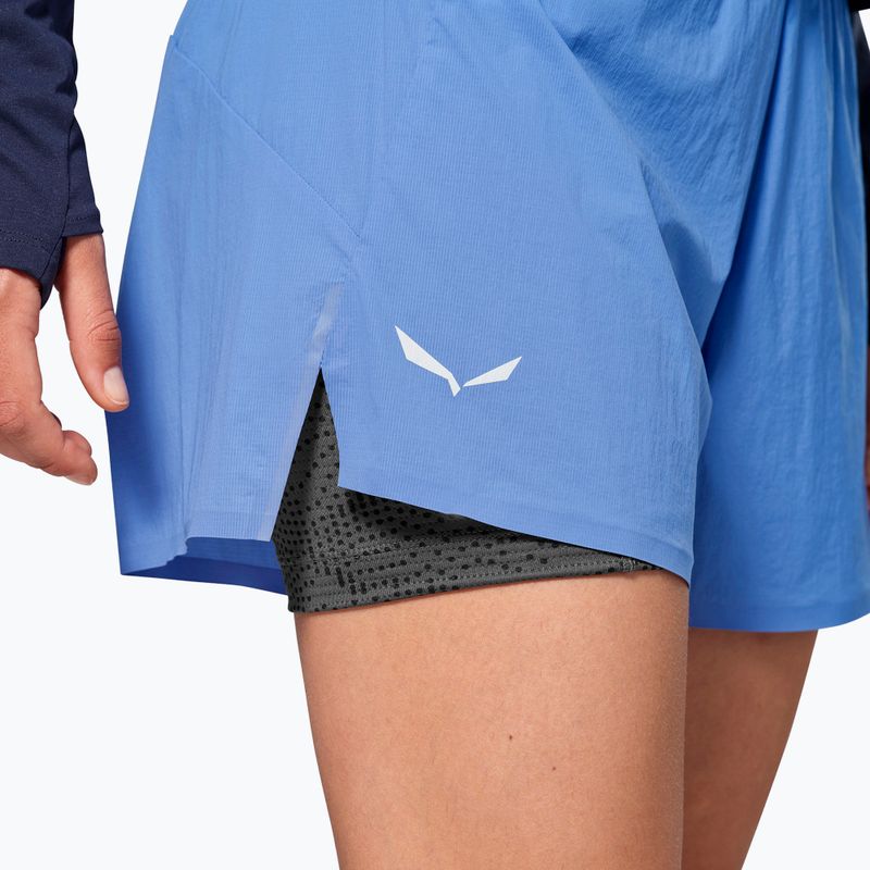 Women's trekking shorts Salewa Pedroc DST 2IN1 morning blue int/0870 4