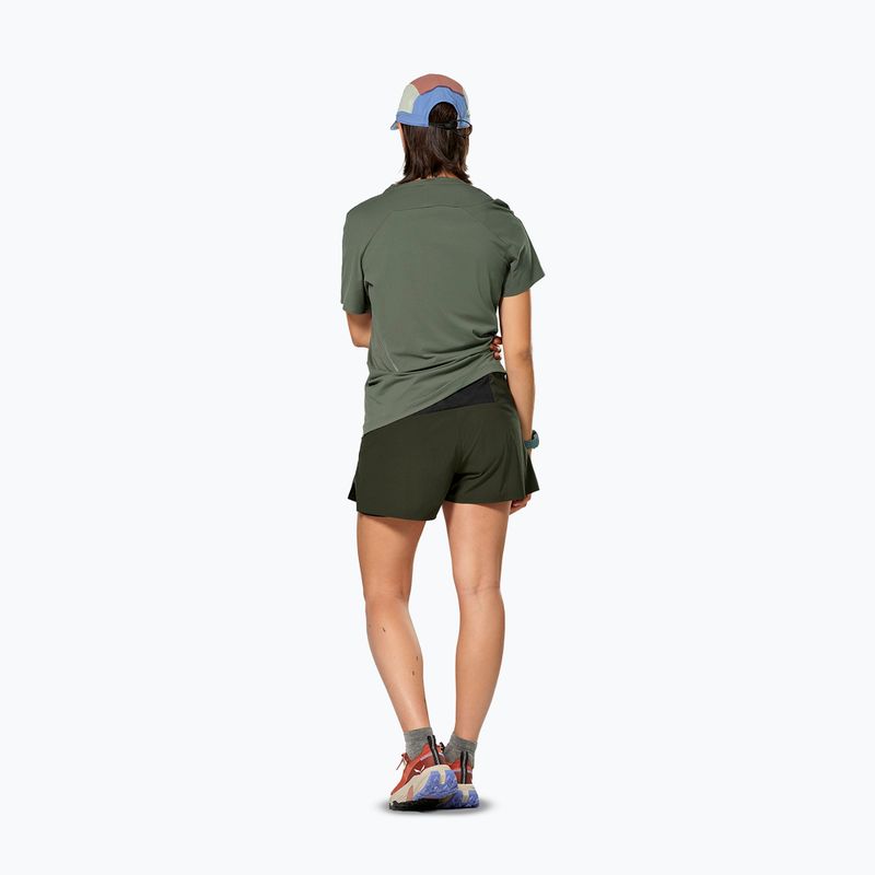Women's trekking shorts Salewa Pedroc DST 2IN1 dark olive int/0870 3