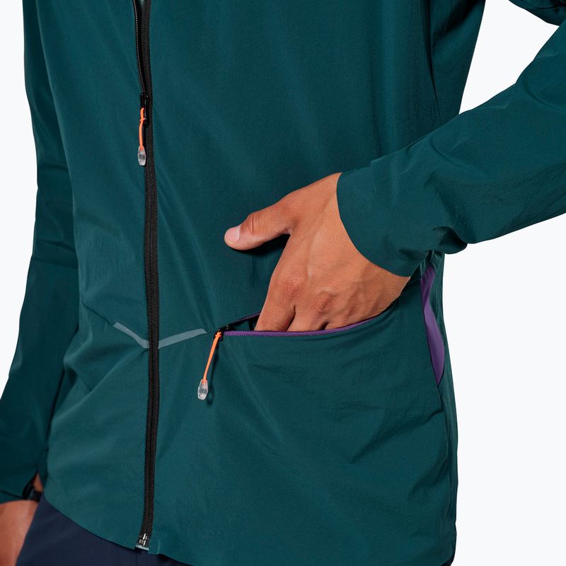 Men's softshell jacket Salewa Pedroc DST Light pond blue 5