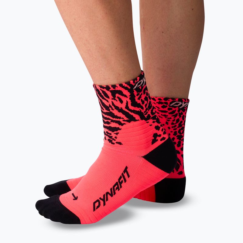 Socks DYNAFIT Run Wild Mid ultra coral/0910 6