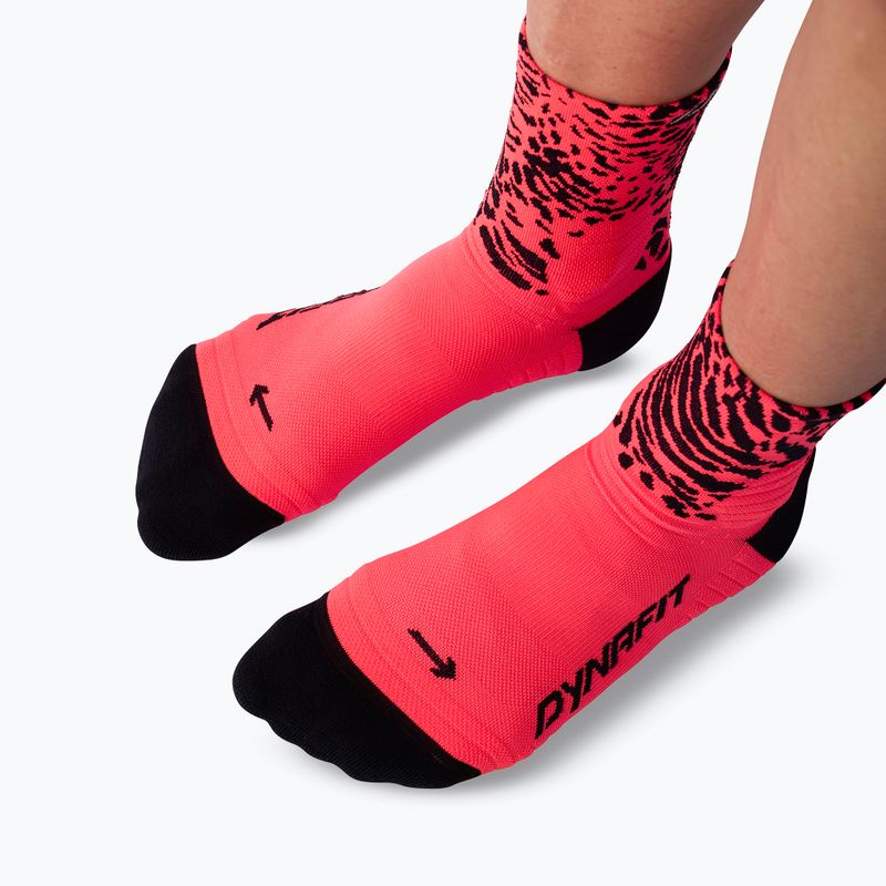 Socks DYNAFIT Run Wild Mid ultra coral/0910 7