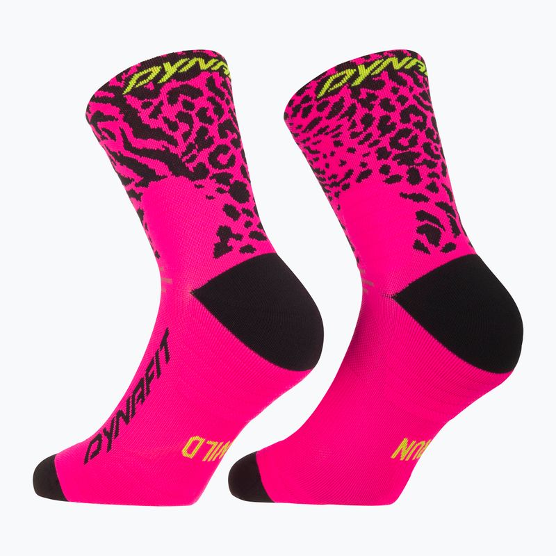 Socks DYNAFIT Run Wild Mid pink glo/0910 5