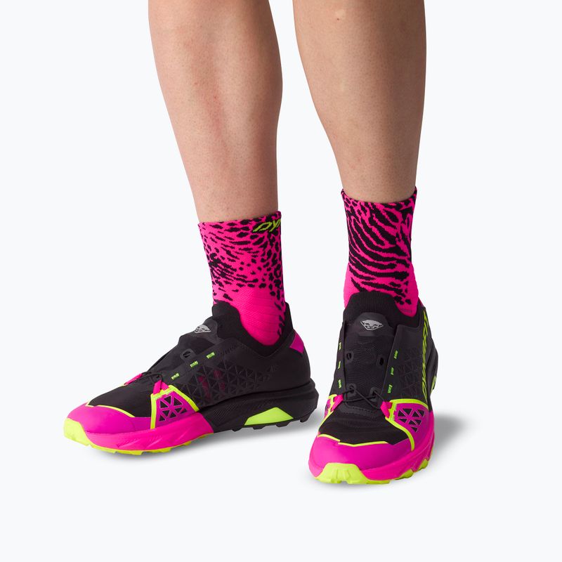 Socks DYNAFIT Run Wild Mid pink glo/0910 6