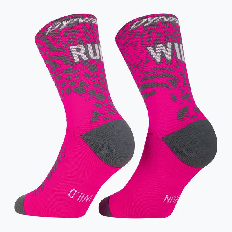 Socks DYNAFIT Run Wild Crew pink glo 5