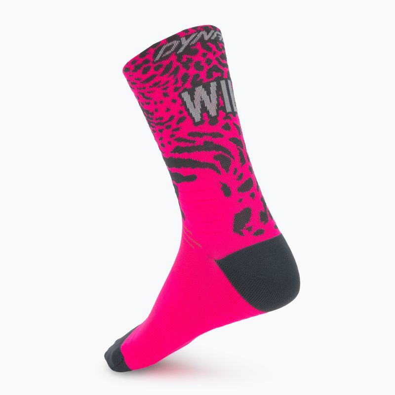 Socks DYNAFIT Run Wild Crew pink glo 2