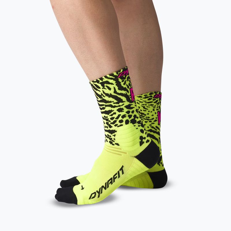 Socks DYNAFIT Run Wild Crew ultra yellow 7