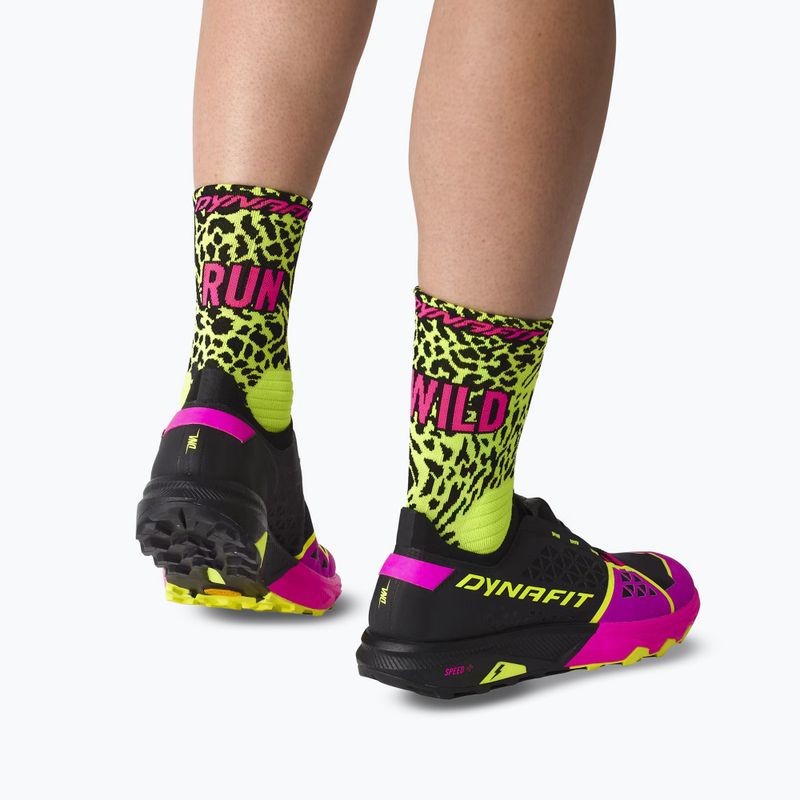 Socks DYNAFIT Run Wild Crew ultra yellow 9