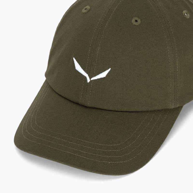 Baseball cap Salewa Eagle Logo dark olive 3
