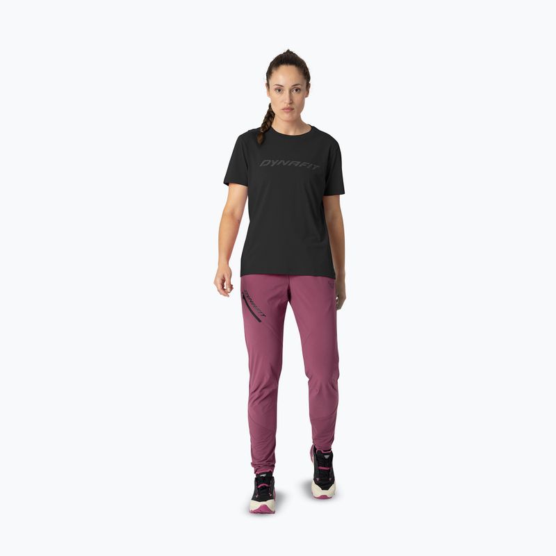 Women's trekking T-shirt DYNAFIT Traverse black out 2