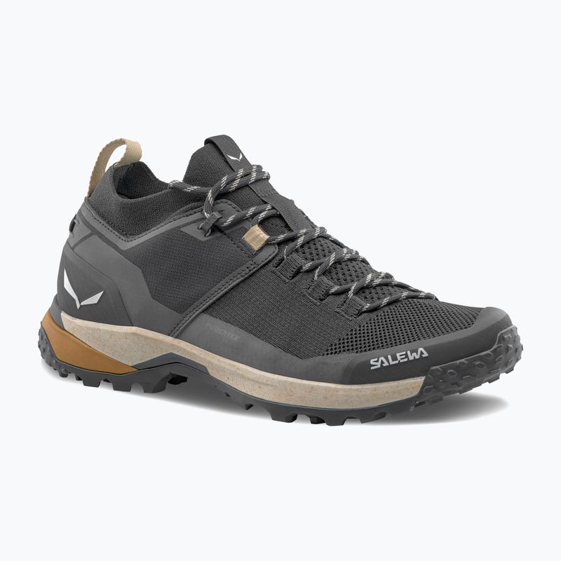 Men's trekking boots Salewa Puez 2 Knit Powertex black/black 8