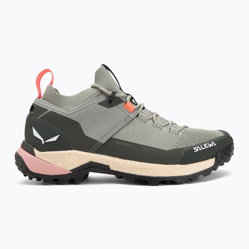 Women's trekking boots Salewa Puez 2 Knit Powertex shadow/dark olive 2