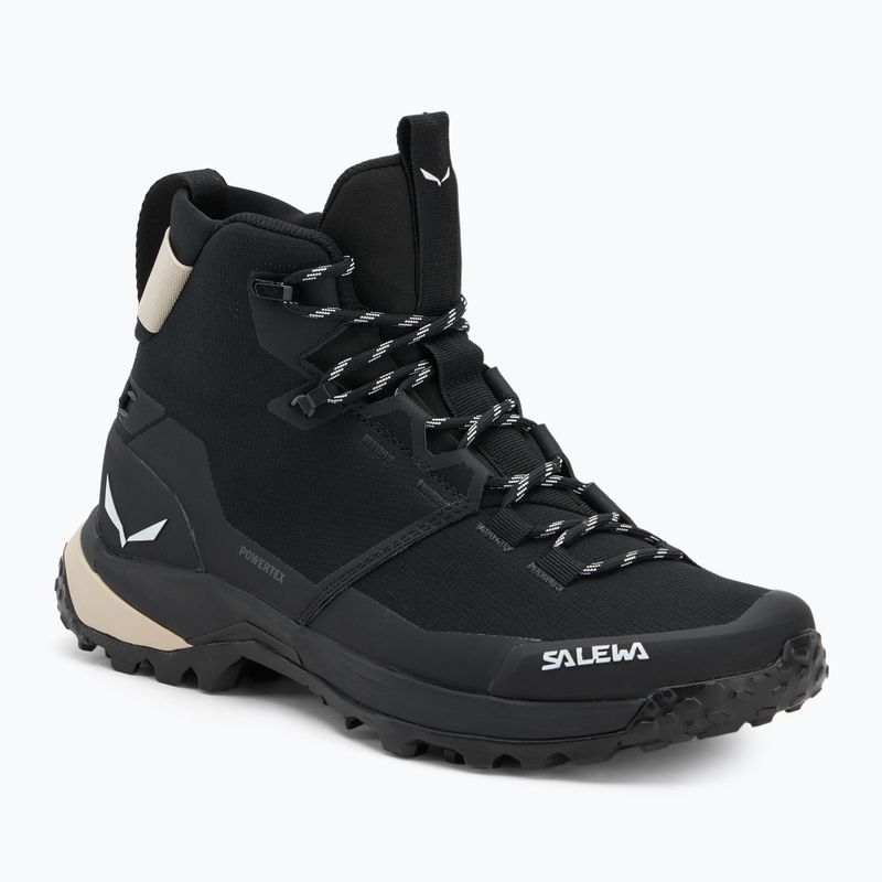 Women's trekking boots Salewa Puez 2 Mid Ptx black/black