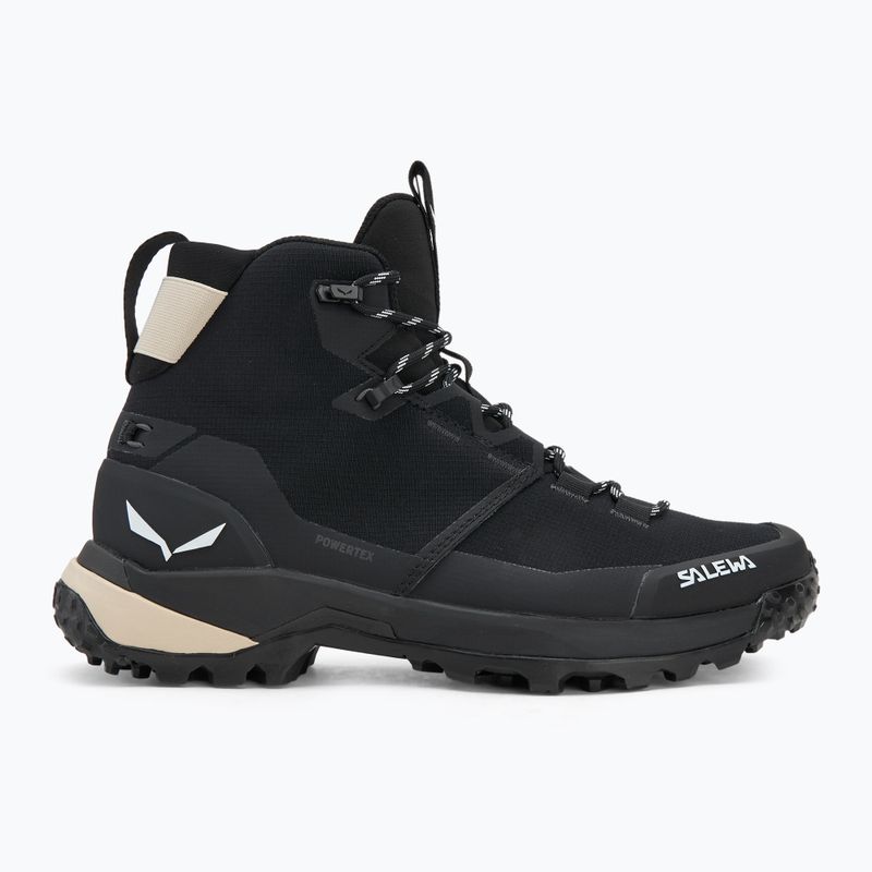 Women's trekking boots Salewa Puez 2 Mid Ptx black/black 2