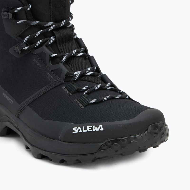Women's trekking boots Salewa Puez 2 Mid Ptx black/black 7