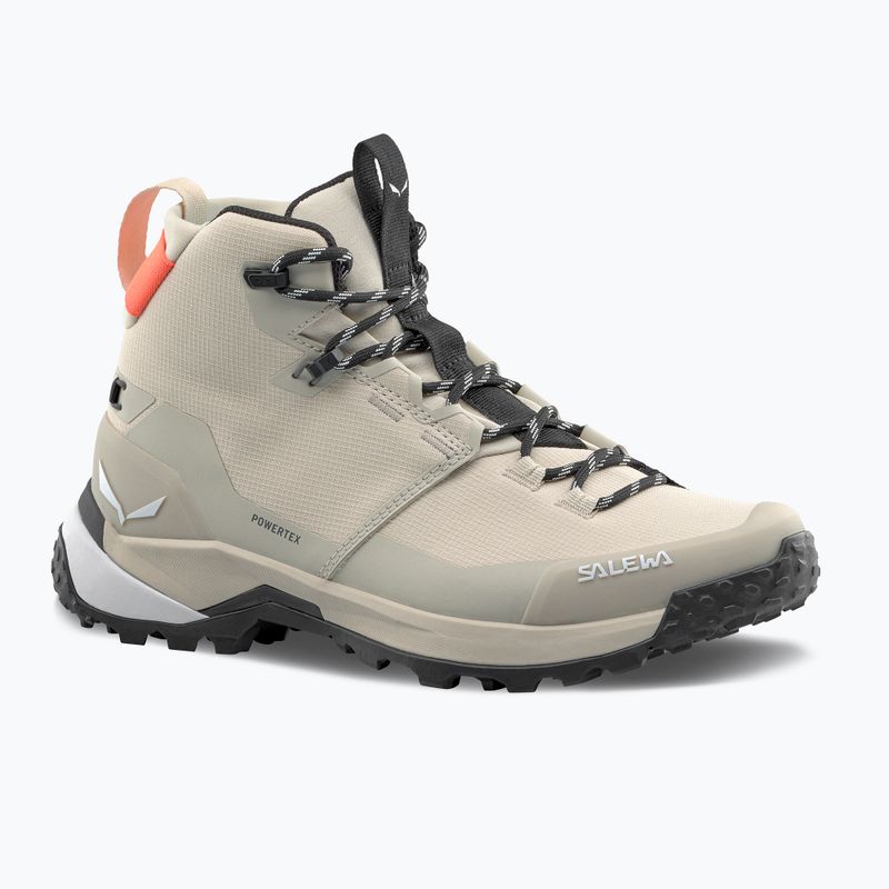 Women's trekking boots Salewa Puez 2 Mid Ptx oatmeal/oatmeal