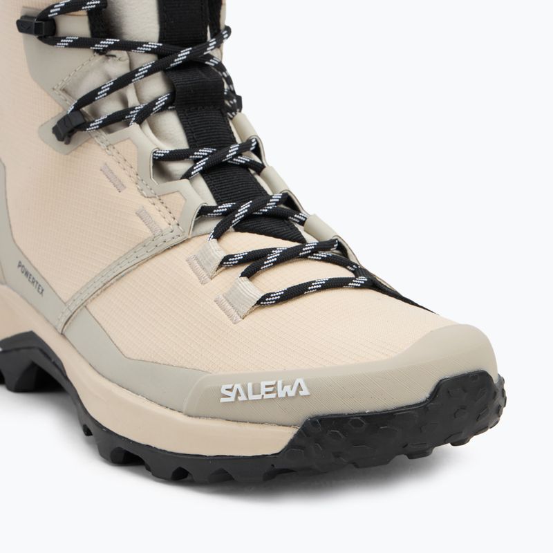 Women's trekking boots Salewa Puez 2 Mid Ptx oatmeal/oatmeal 7