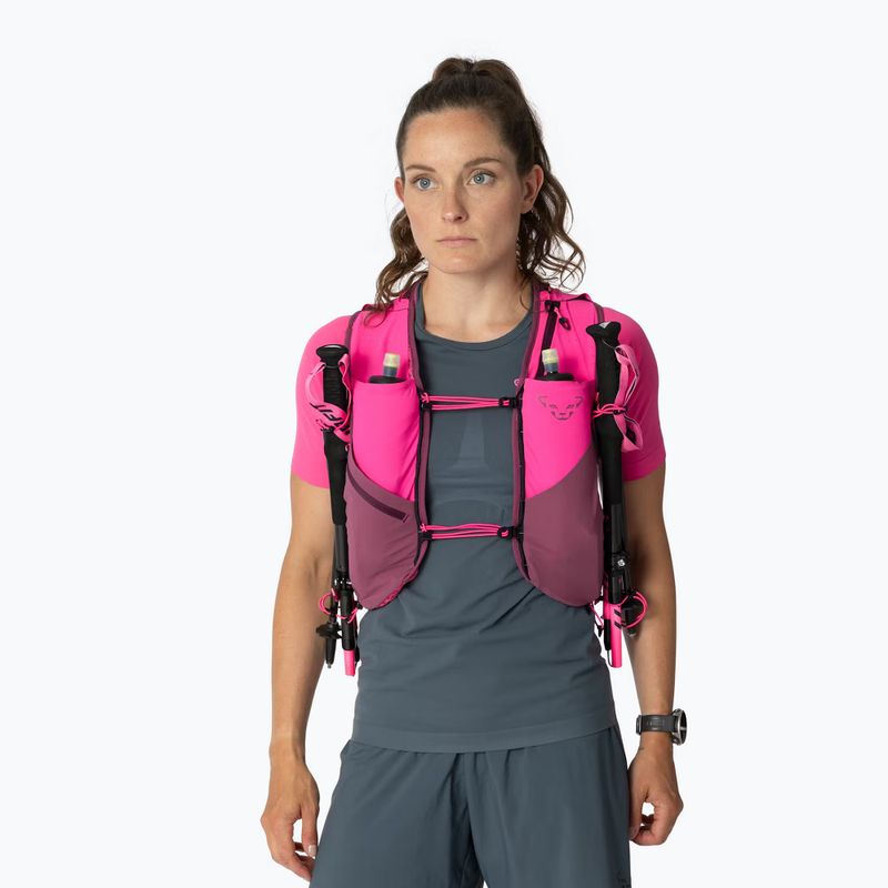 Running vest DYNAFIT Alpine 15 Vest pink glo/amaranth 2