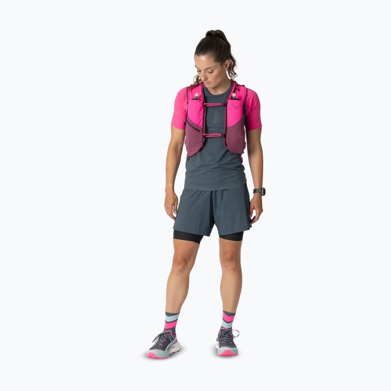 Running vest DYNAFIT Alpine 15 Vest pink glo/amaranth 3