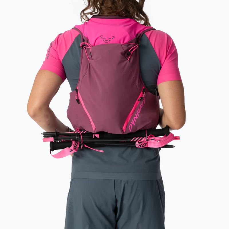 Running vest DYNAFIT Alpine 15 Vest pink glo/amaranth 6