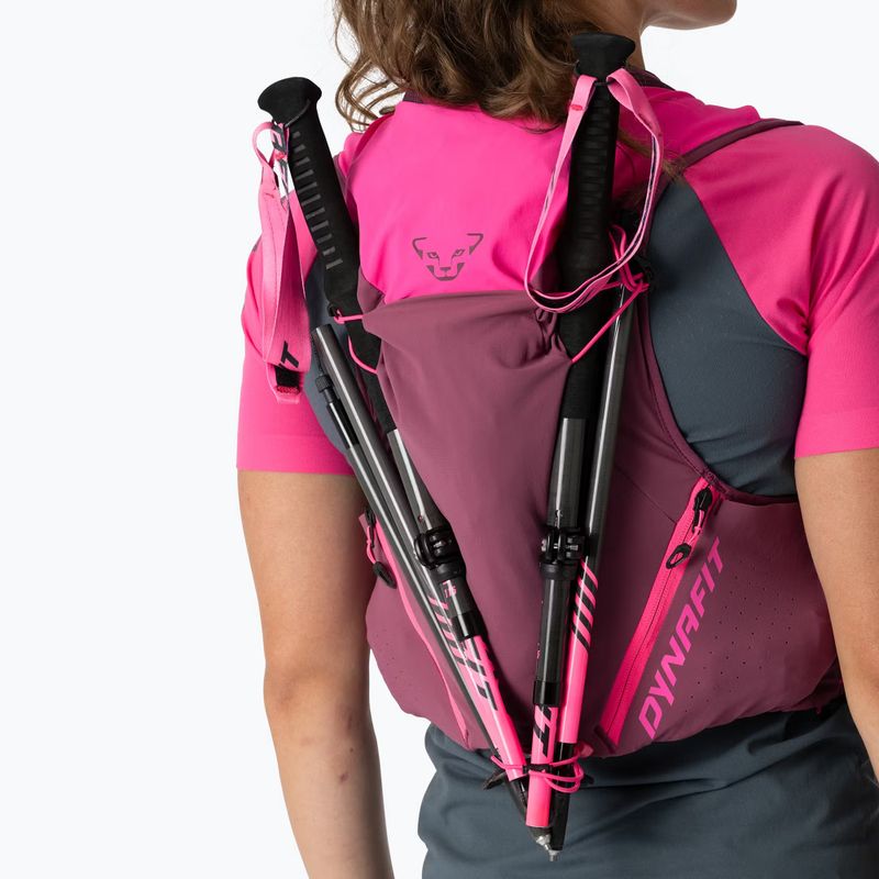 Running vest DYNAFIT Alpine 15 Vest pink glo/amaranth 7