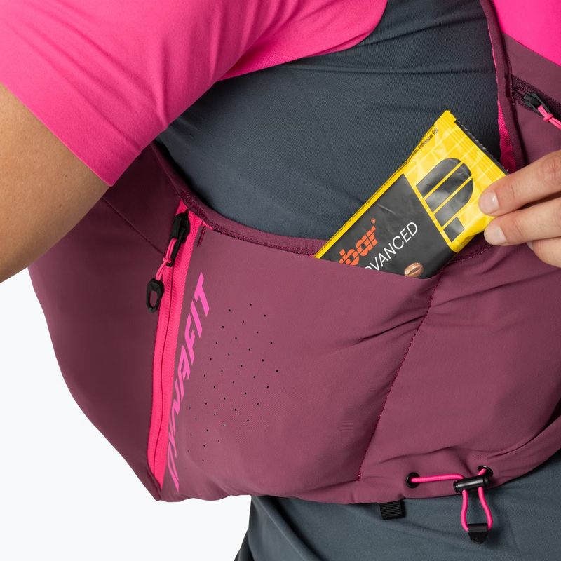 Running vest DYNAFIT Alpine 15 Vest pink glo/amaranth 10