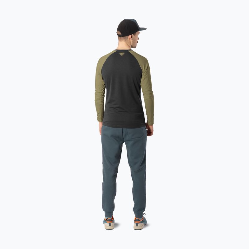 Men's running longsleeve DYNAFIT 24/7 military green/0910 3