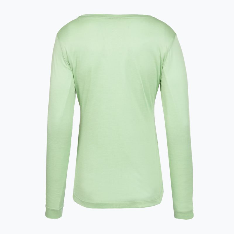 Women's trekking longsleeve Salewa Puez Melange Dry pastel green melange 2