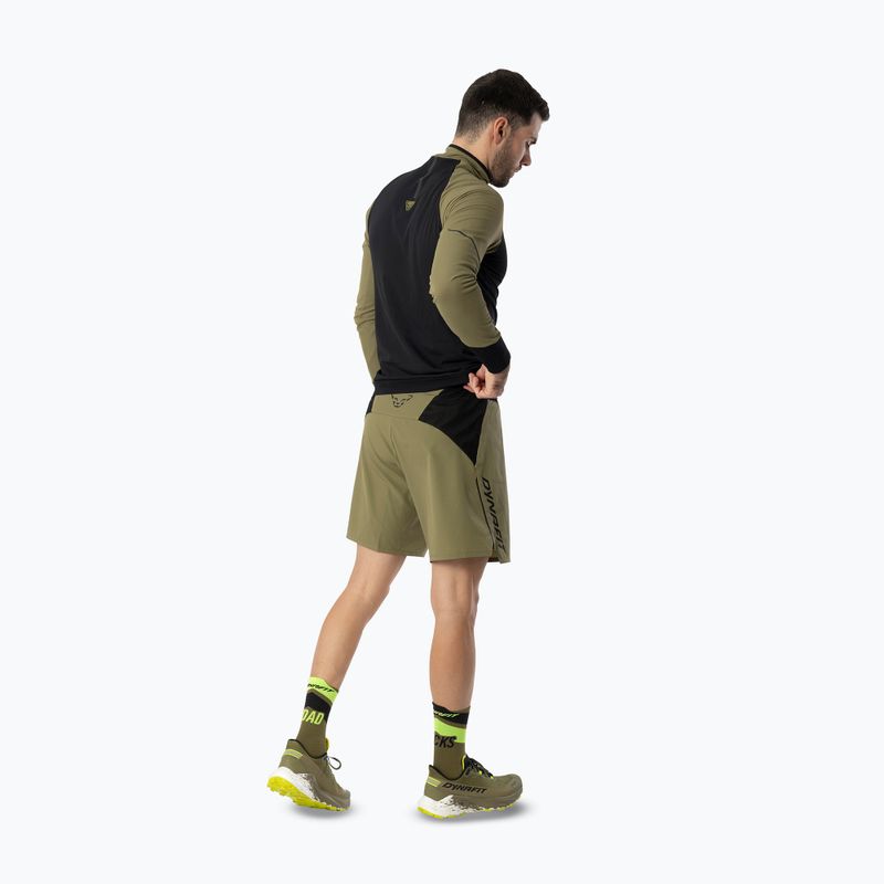 Men's running shorts DYNAFIT Alpine Pro 2IN1 military green 3
