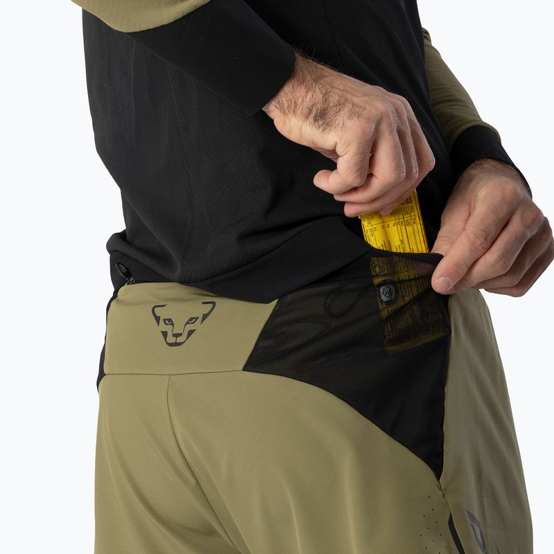 Men's running shorts DYNAFIT Alpine Pro 2IN1 military green 7