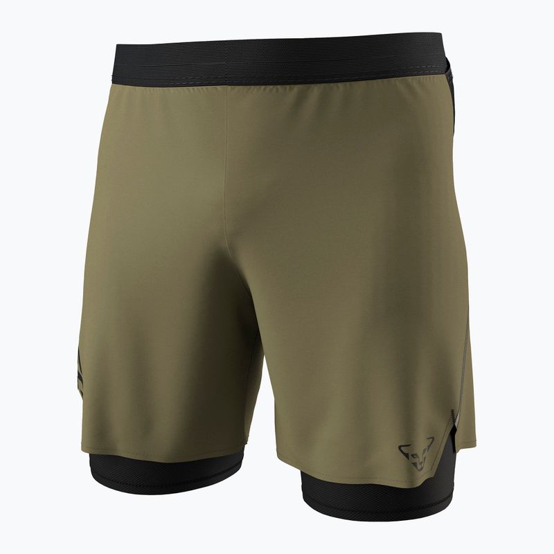 Men's running shorts DYNAFIT Alpine Pro 2IN1 military green 8