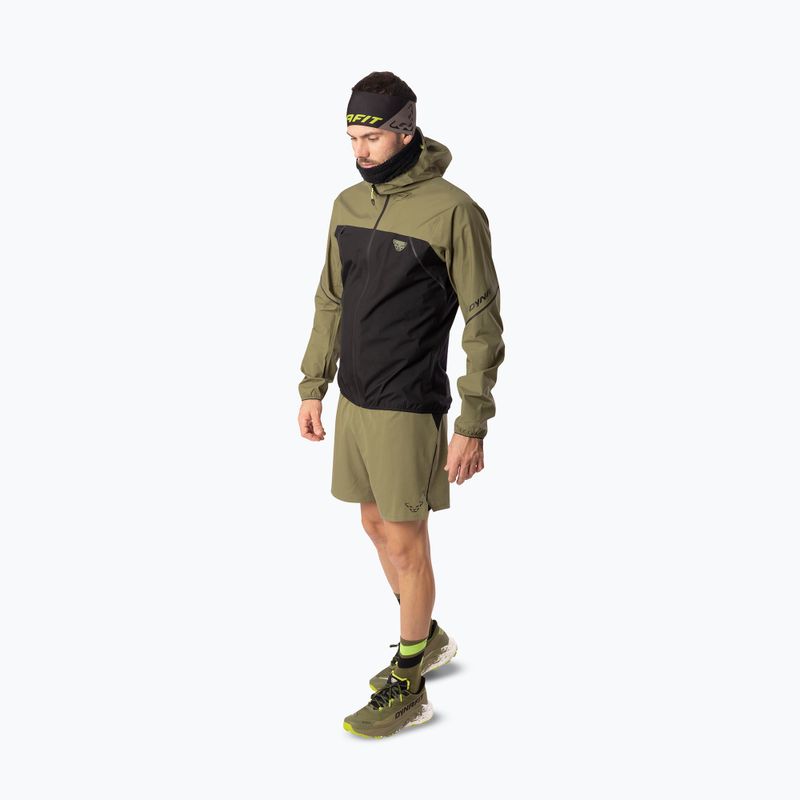 Men's running jacket DYNAFIT Alpine 3L military green/0910 2
