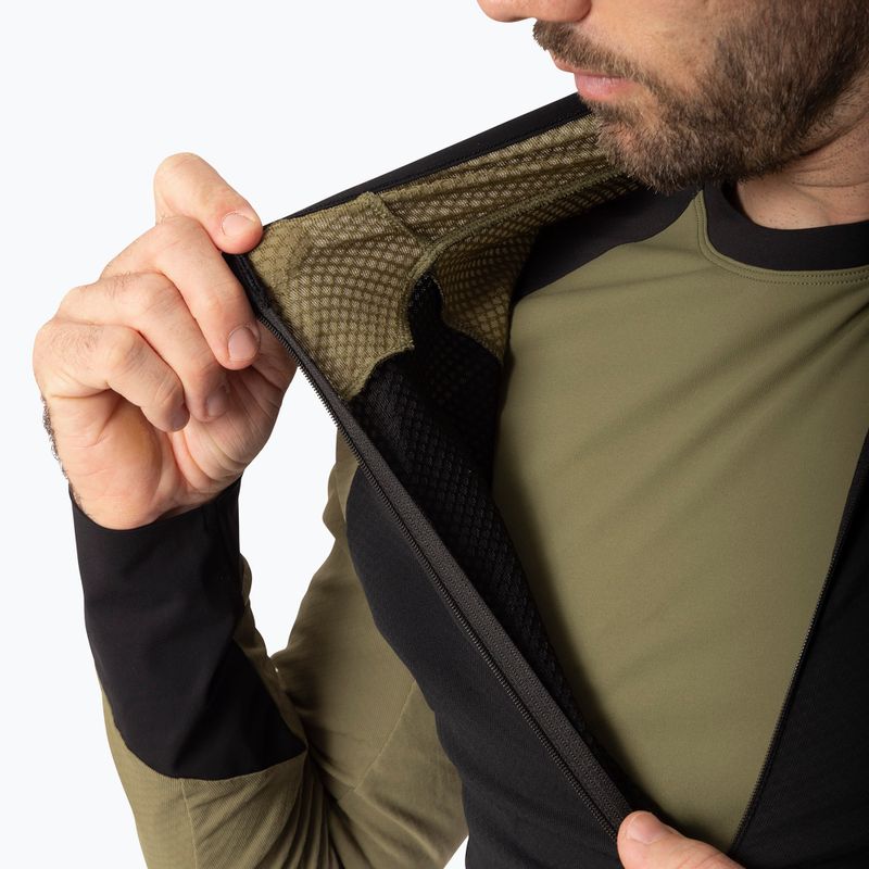 Men's running sweatshirt Dynafit Alpine LS 1/2 Zip Tee military green/0910 5