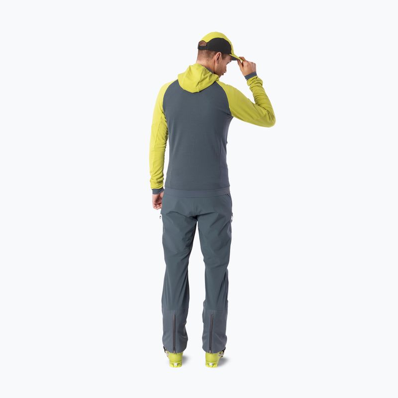 Men's DYNAFIT Radical Polartec Hooded Ski Touring Sweatshirt golden lime/0720 2