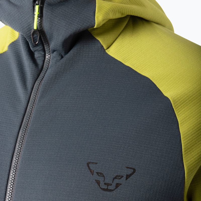 Men's DYNAFIT Radical Polartec Hooded Ski Touring Sweatshirt golden lime/0720 4