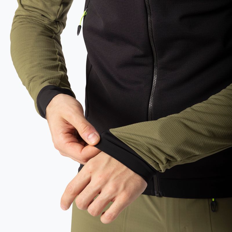 Men's DYNAFIT Radical Polartec Hooded Ski Touring Sweatshirt military green/0910 3