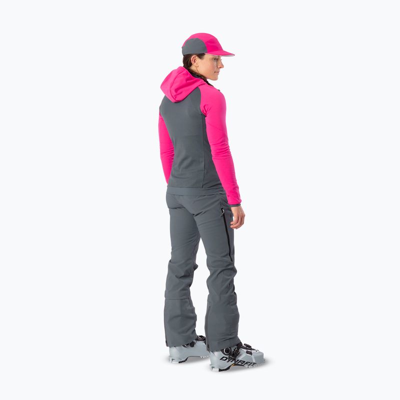 Women's DYNAFIT Radical Polartec Hooded Ski Touring Sweatshirt flamingo/0720 3