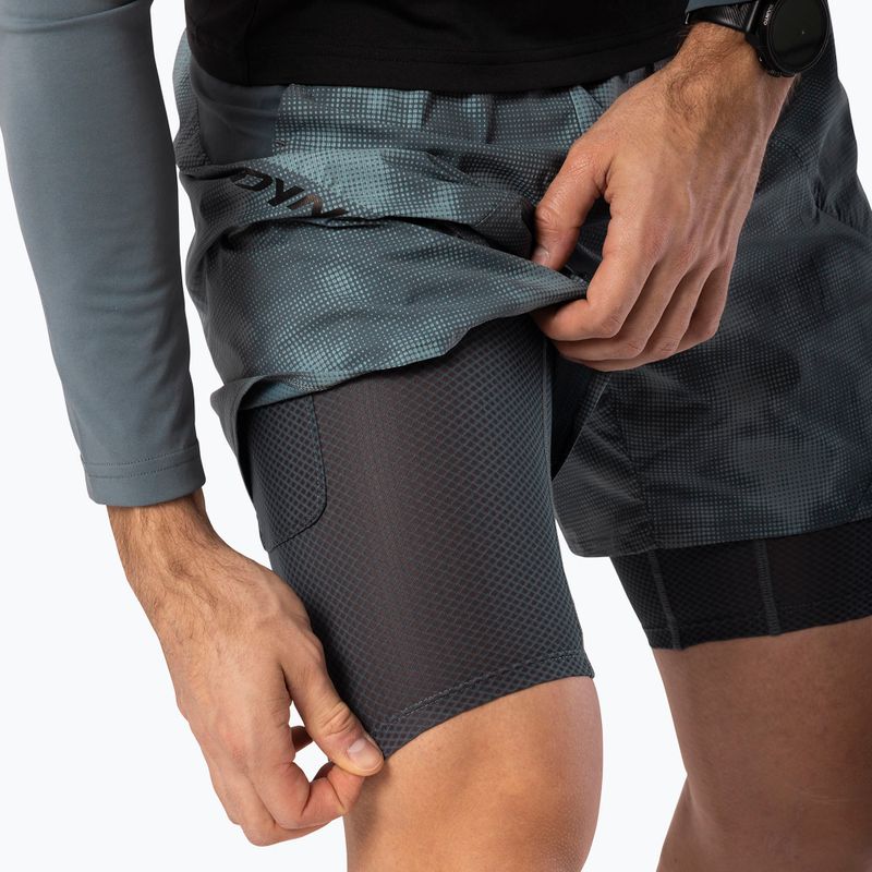 Men's running shorts DYNAFIT Trail Reflective 2in1 cinder 3