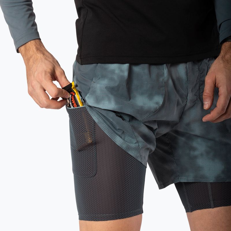 Men's running shorts DYNAFIT Trail Reflective 2in1 cinder 4