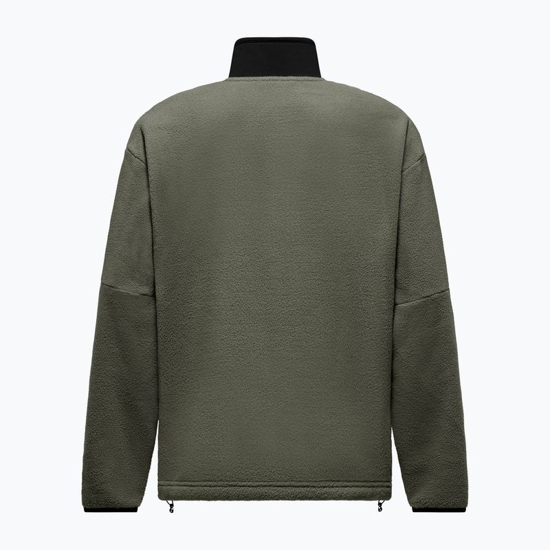 Men's fleece sweatshirt Salewa Fanes Full Zip faded green 2