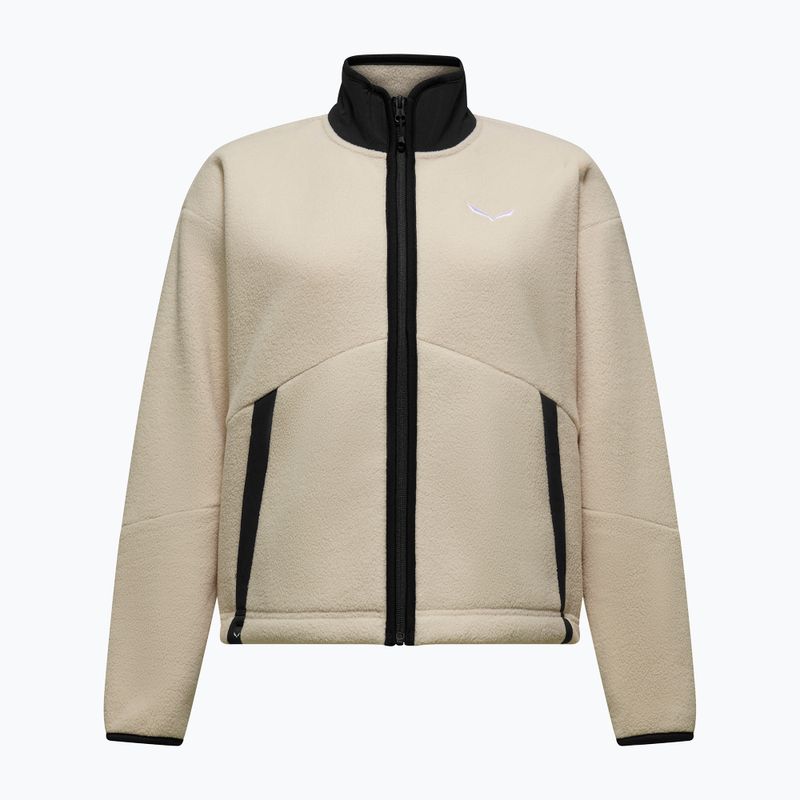 Women's fleece sweatshirt Salewa Fanes Full Zip Oatmeal