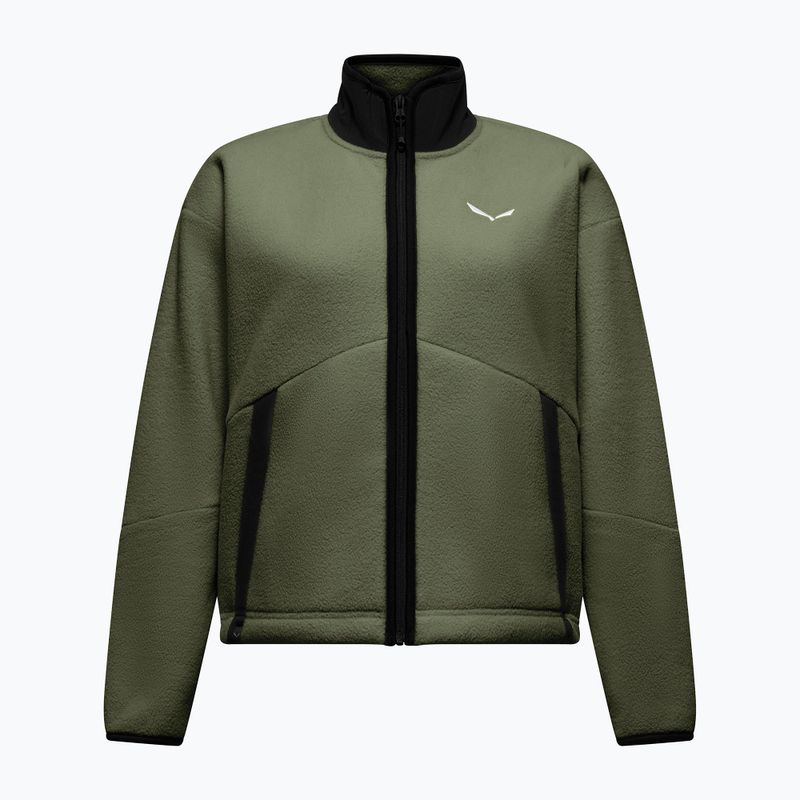 Women's fleece sweatshirt Salewa Fanes Full Zip Faded Green