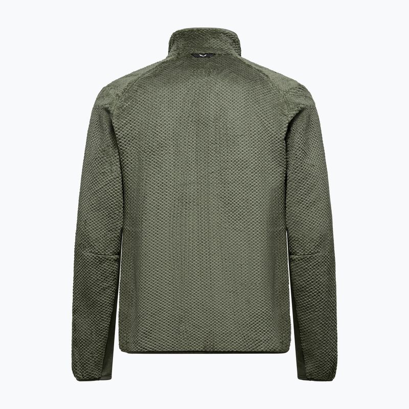 Men's trekking sweatshirt Salewa Puez Warm Full Zip faded green 2