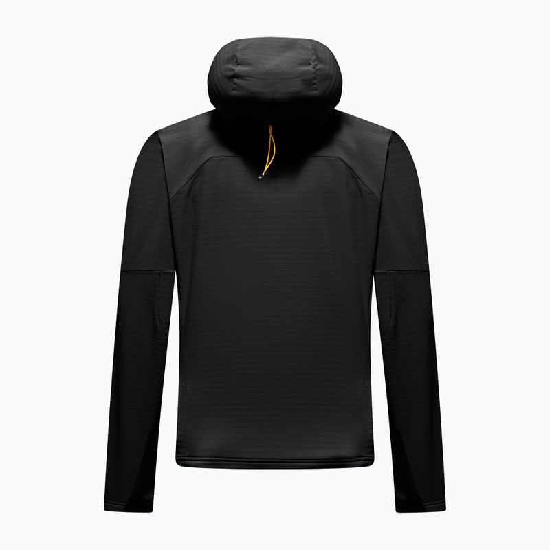 Men's fleece sweatshirt Salewa Ortles Fleece Pro Hooded Black Out 2
