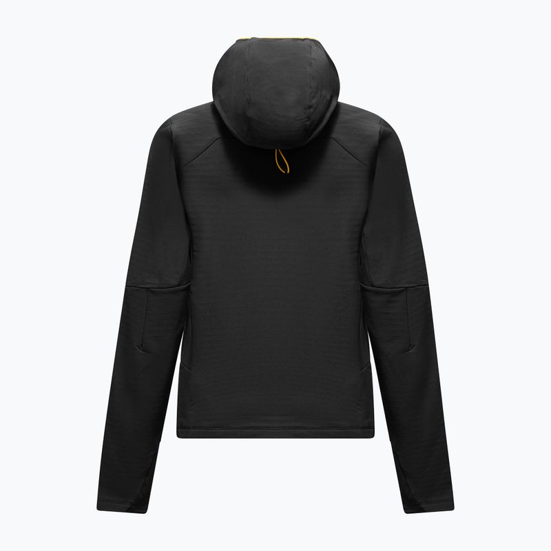 Women's fleece sweatshirt Salewa Ortles Fleece Pro Hooded Black Out 2
