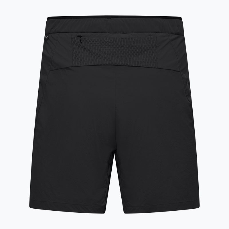 Men's trekking shorts Salewa Pedroc DST Light black out 2