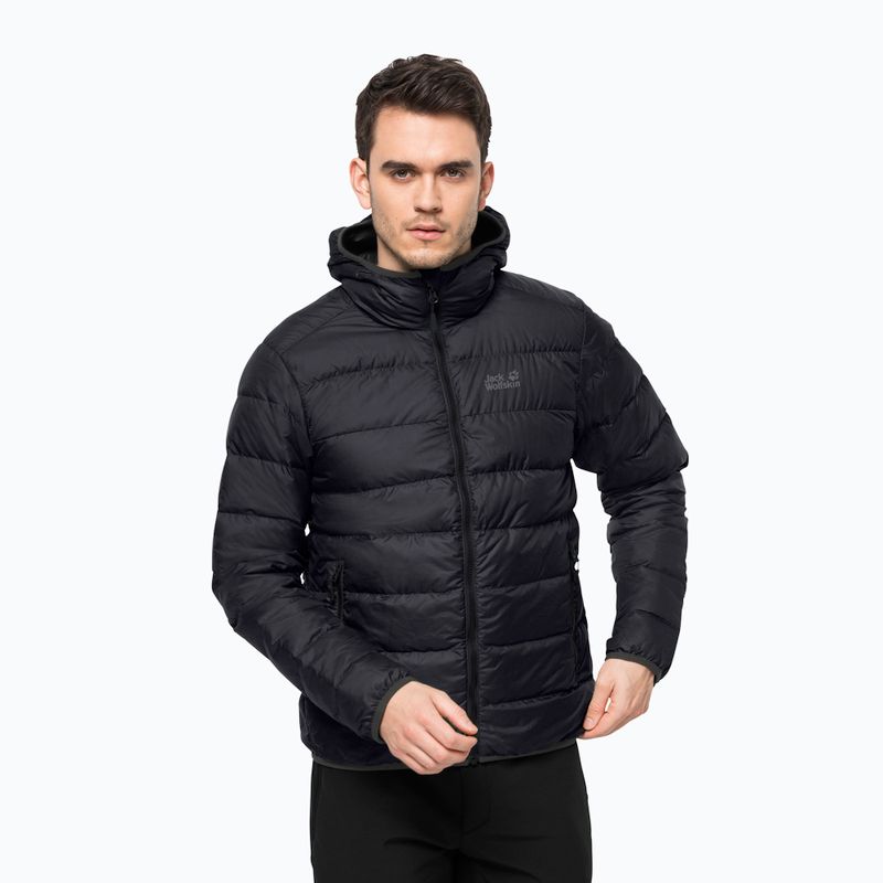 Jack Wolfskin men's down jacket Helium black 1200573_6000